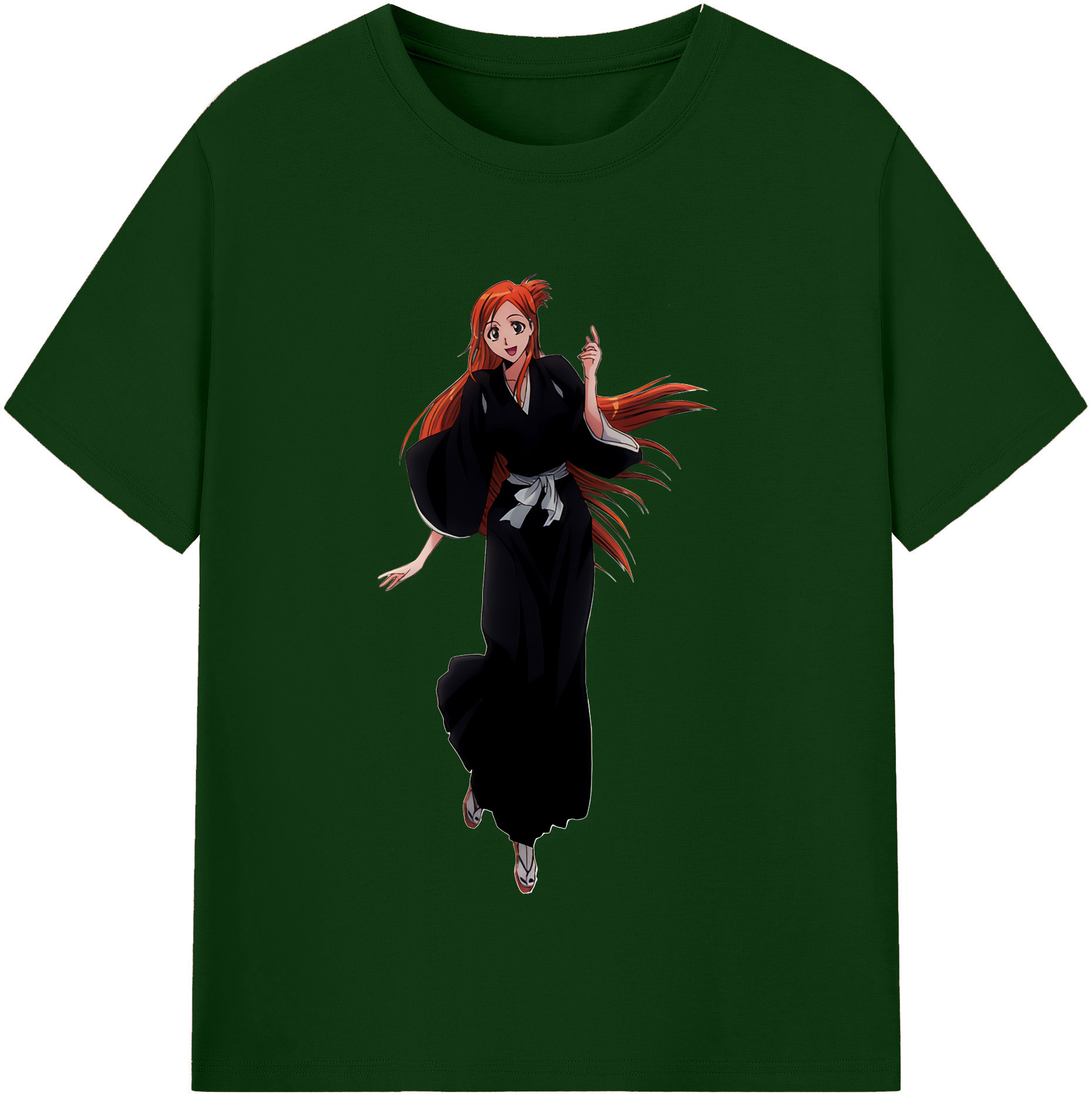 （画像用） ブリーチ 井上織姫（いのうえおりひめ） BLEACH Inoue Orihime 綿100％半袖Tシャツ（フロントプリント）